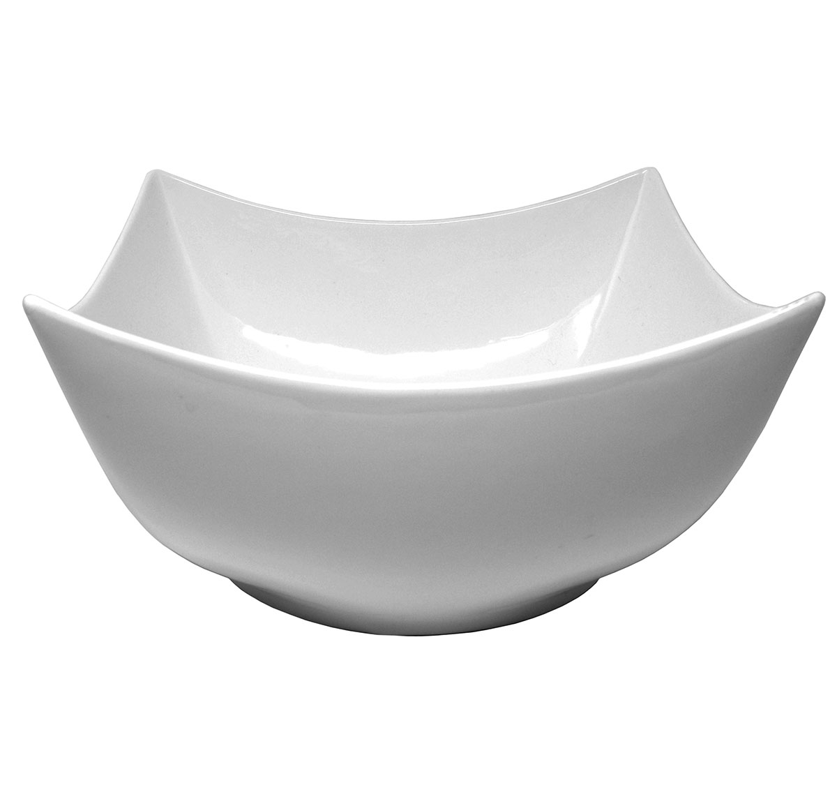 Square Bowl White 4qt